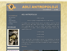 Tablet Screenshot of adliantropoloji.com